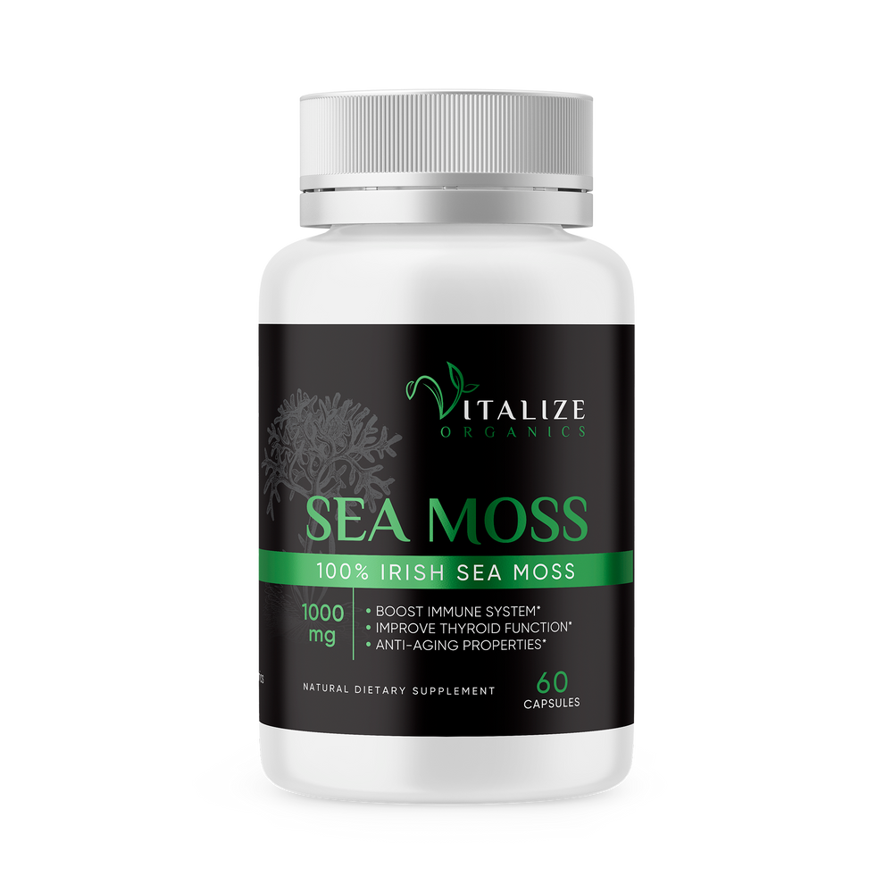 Vitalize Organics Irish Sea Moss Capsules bottle